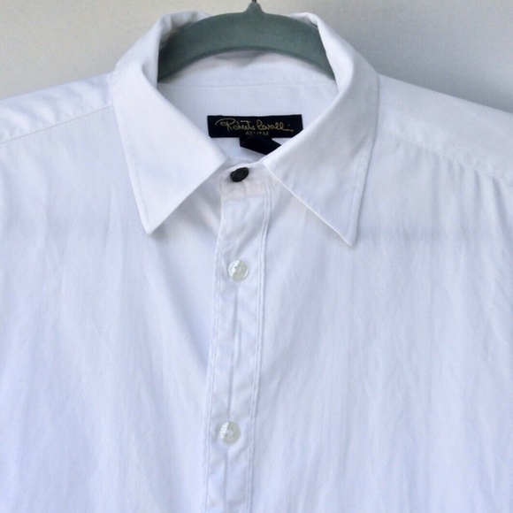ROBERTO CAVALLI for H&M White Button Down Shirt M - Picture 3 of 11
